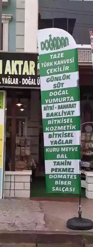 Doğal Ürünler Yelken Bayrağı-4