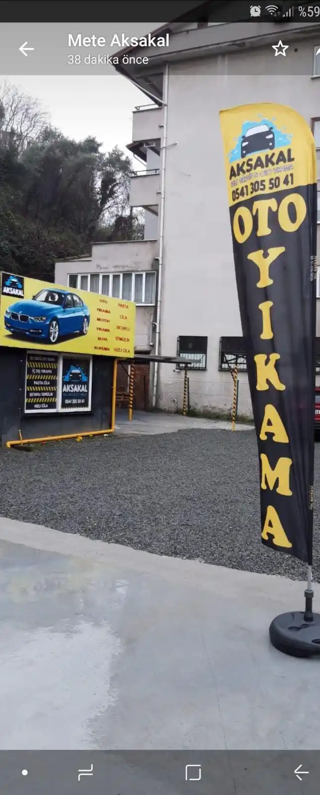 Oto Yıkama Yelken Bayrağı-13