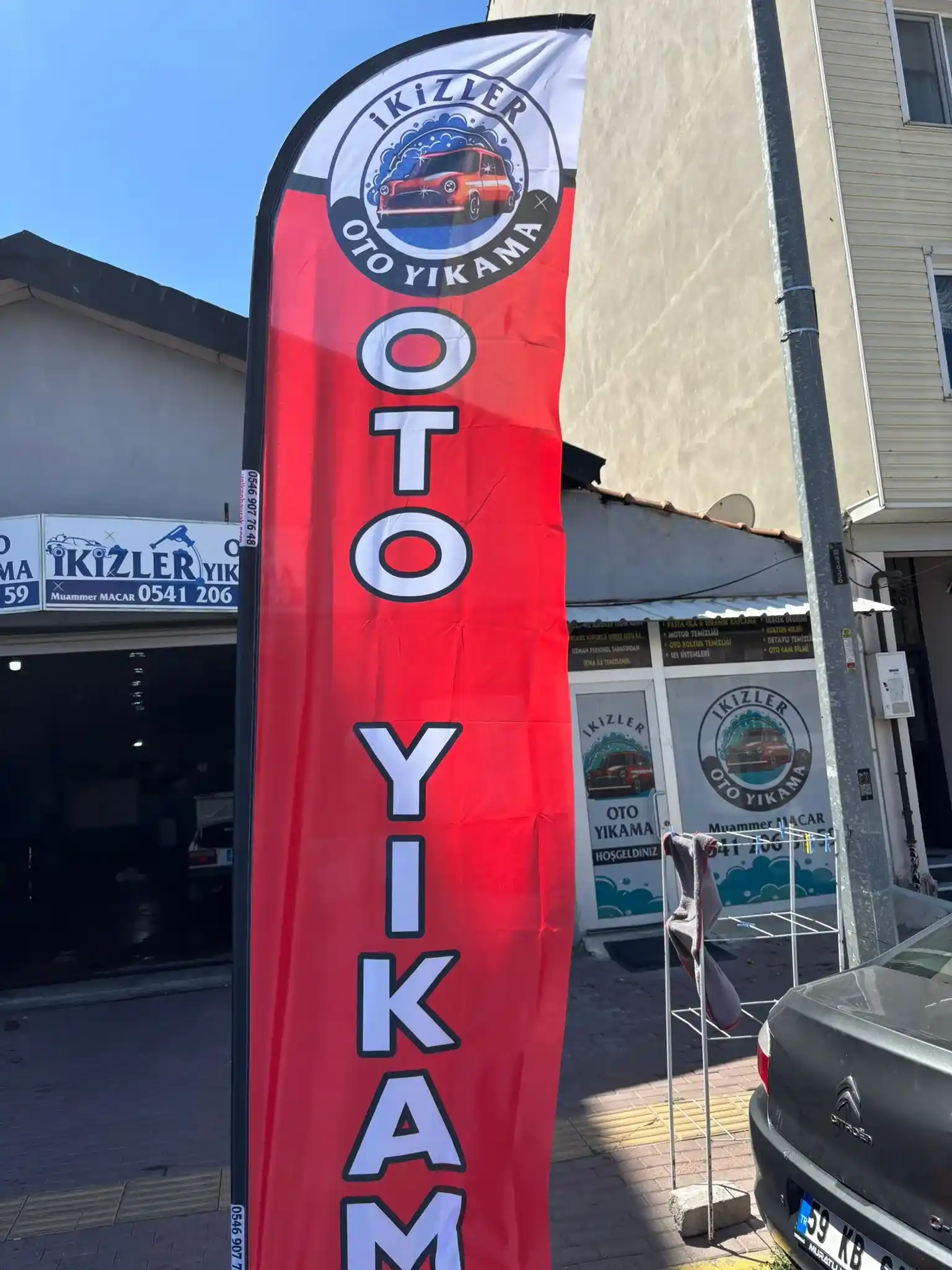 Oto Yıkama Yelken Bayrağı-37